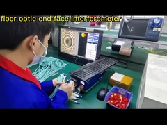 20X مجهر الألياف البصرية الفحص ، مجهر الألياف الضوئية مع عرض الفيديو