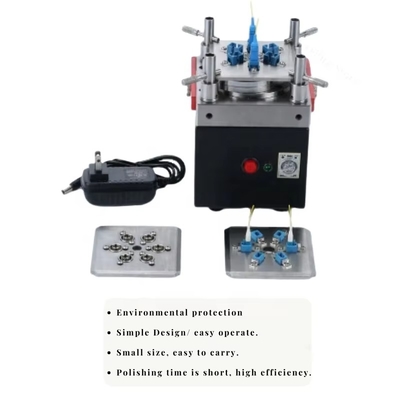 CLX-04E آلة تلميع سلك الألياف البصرية SC FC LC ST Connector طاحونة ألياف بصرية محمولة