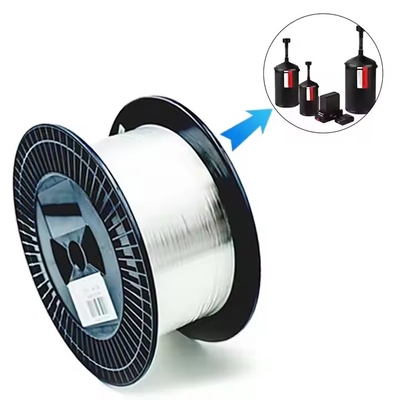 الأسعار الاقتصادية FTTH الألياف الضوئية للطائرات بدون طيار لصناعة الكابلات G657A2 الألياف الضوئية العارية غير المرئية 0.25mm