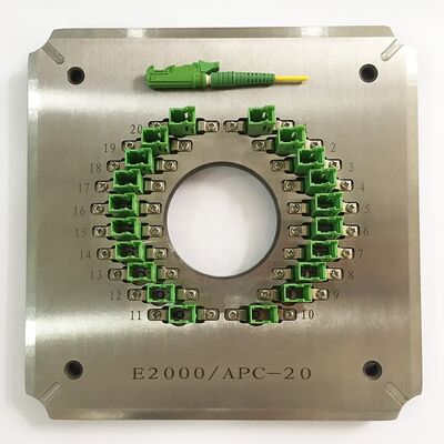 E2000/APC20 أجهزة تصفيف الألياف الضوئية للخدمة في FTTH مع بناء الفولاذ المقاوم للصدأ S136