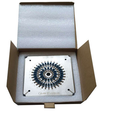 48 منفذ LC PC ألياف البصرية الملمع مع الفولاذ المقاوم للصدأ عالية القوة S136 وفقدان إدراج ≤0.20dB