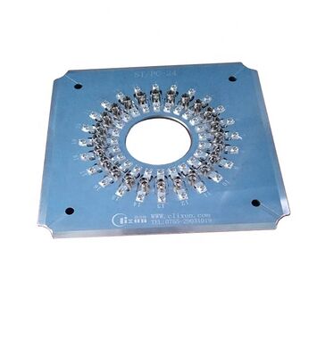 ST ألياف ضوئية 24/32 مصفوفة التلميع مع الفولاذ المقاوم للصدأ S136 لتوفير كفاءة عالية وفقدان إدراج ≤0.20dB