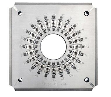 ST ألياف ضوئية 24/32 مصفوفة التلميع مع الفولاذ المقاوم للصدأ S136 لتوفير كفاءة عالية وفقدان إدراج ≤0.20dB