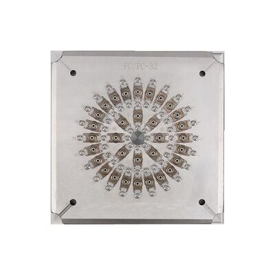 الصلب المقاوم للصدأ المقاوم للصدأ S2316 Jig البوليستيكي للألياف الضوئية لموصلات FC مع سعة 24/32/36 وخسارة إدراج ≤0.20dB