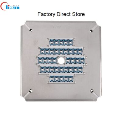 SC UPC أجهزة التلميع بالألياف الضوئية مع S136 الفولاذ المقاوم للصدأ المقاوم للصدأ لـ 24 وصلة في دورة واحدة وخسارة إدراج ≤0.20dB