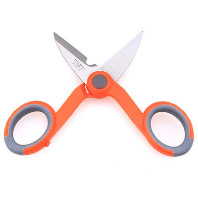 أدوات كبل الألياف البصرية البرتقالي 14.5 سم Kevlar Cutter للألياف ضفيرة البلوز