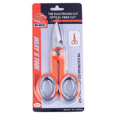 أدوات كبل الألياف البصرية البرتقالي 14.5 سم Kevlar Cutter للألياف ضفيرة البلوز