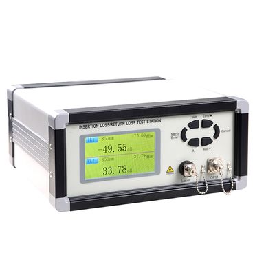AC260V اختبار المعدات الإدراج عودة فقدان اختبار الألياف التصحيح الحبل ماكينة