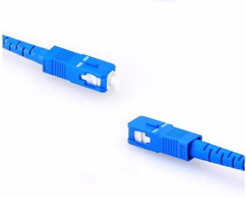 كابل الألياف البصرية التصحيح الداخلي العسكري FTTH مع موصل ذكر SC UPC