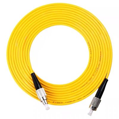 FC UPC إلى FC PC سلك تصحيح الألياف البصرية 9/125 Simplex 2.0 3.0mm كابل مضاد للسقوط