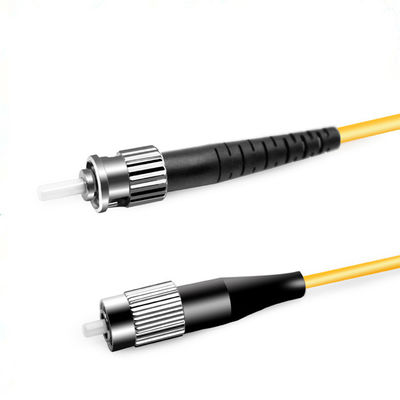 SM 2.0mmx3m كابل تصحيح ليفي أحادي الوضع ، FC ST Simplex Fiber Jumper