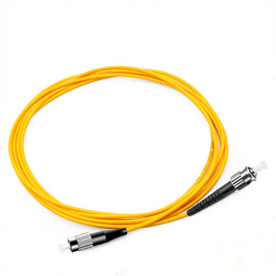 SM 2.0mmx3m كابل تصحيح ليفي أحادي الوضع ، FC ST Simplex Fiber Jumper