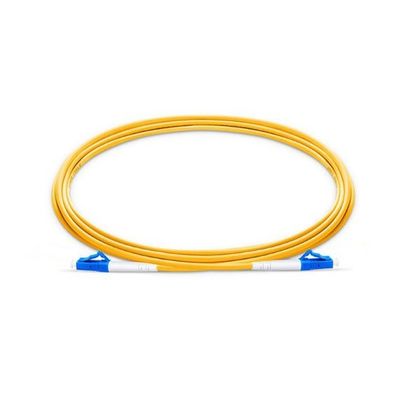 LC UPC SM كابل شبكة الألياف البصرية التصحيح الحبل 0.9mm / 2.0mm / 3.0mm تبادل جيد