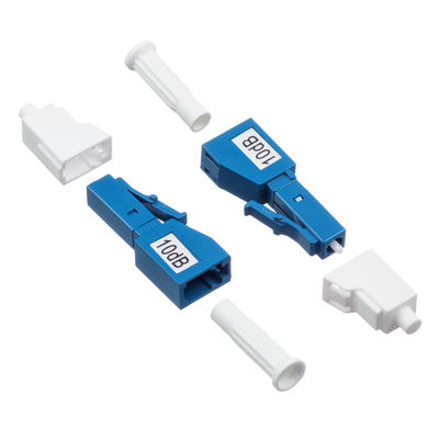 LC / UPC 5dB Simplex SM مخفف الألياف البصرية MM 1300nm الطول الموجي