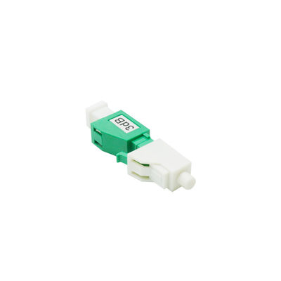 وضع واحد 3dB APC LC الألياف البصرية المخفف نوع المكونات 1310 / 1550nm الطول الموجي